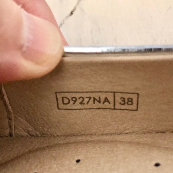 Geox, Respira, Metallic Silver,  Ballet Flats, Size, Eur 38, Great Condition - Picture 12 of 16